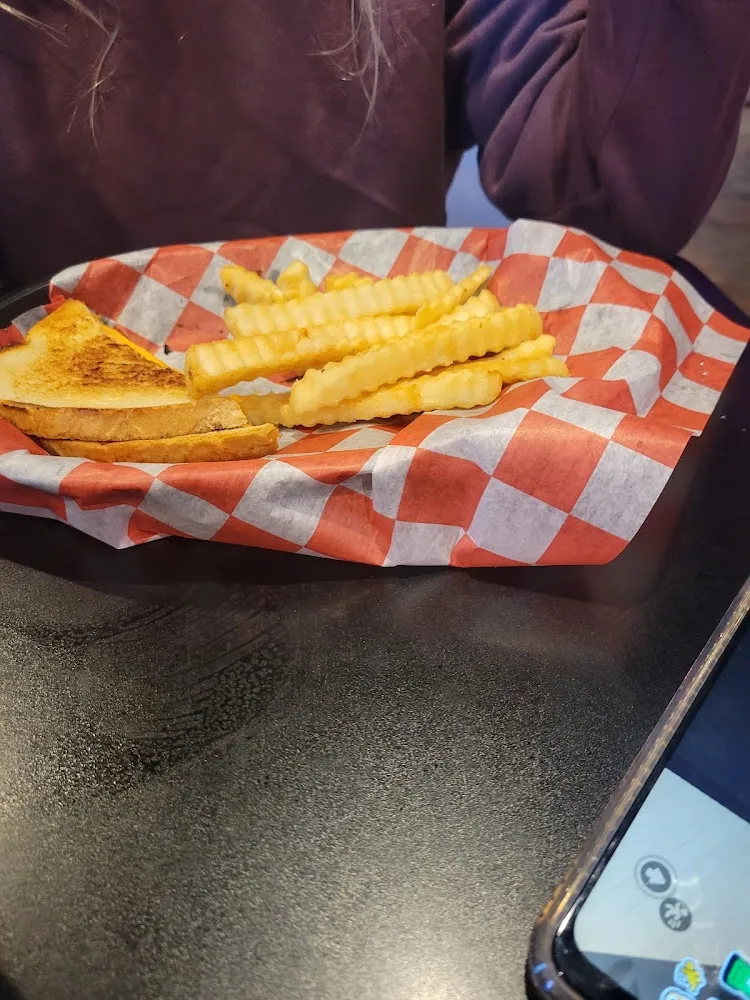 Kids Grilled Cheese and Fries