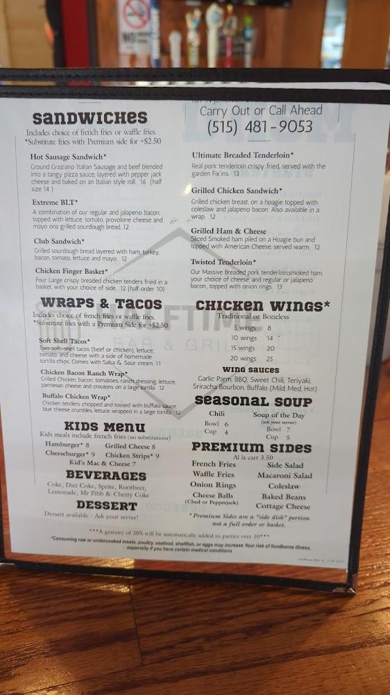 Halftime Bar & Grill Menu image 4